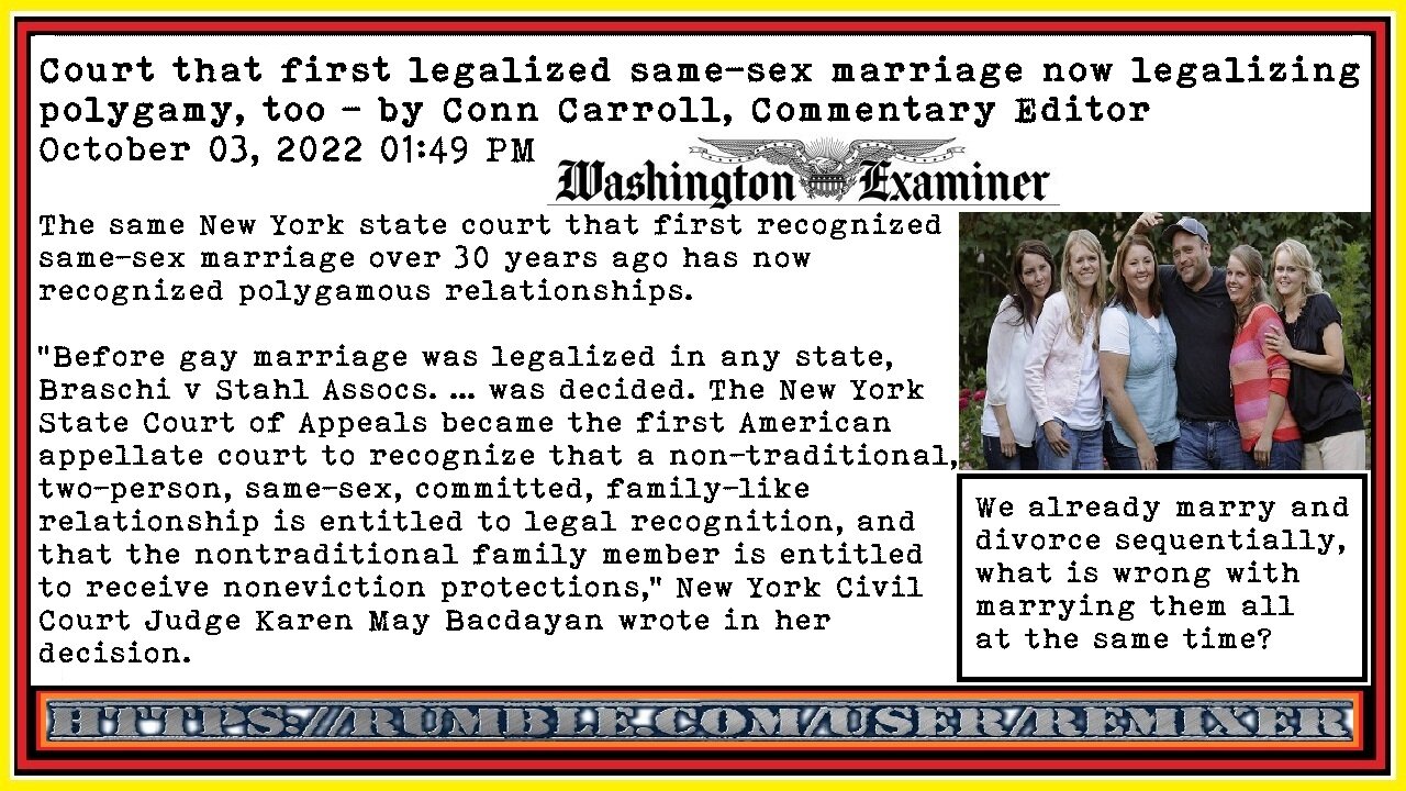 we already marry and divorce sequentially, what is wrong with marrying them all at the same time