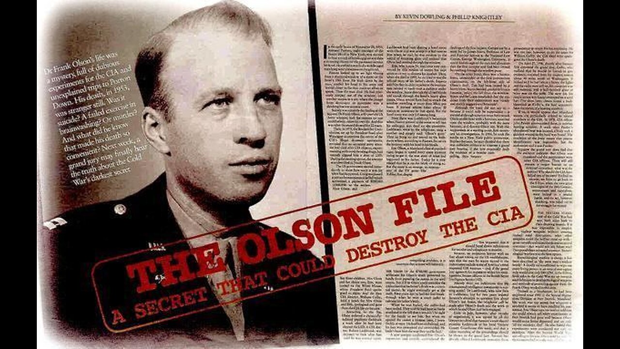 ~Why Did The Cia Murder Fran Olson?~