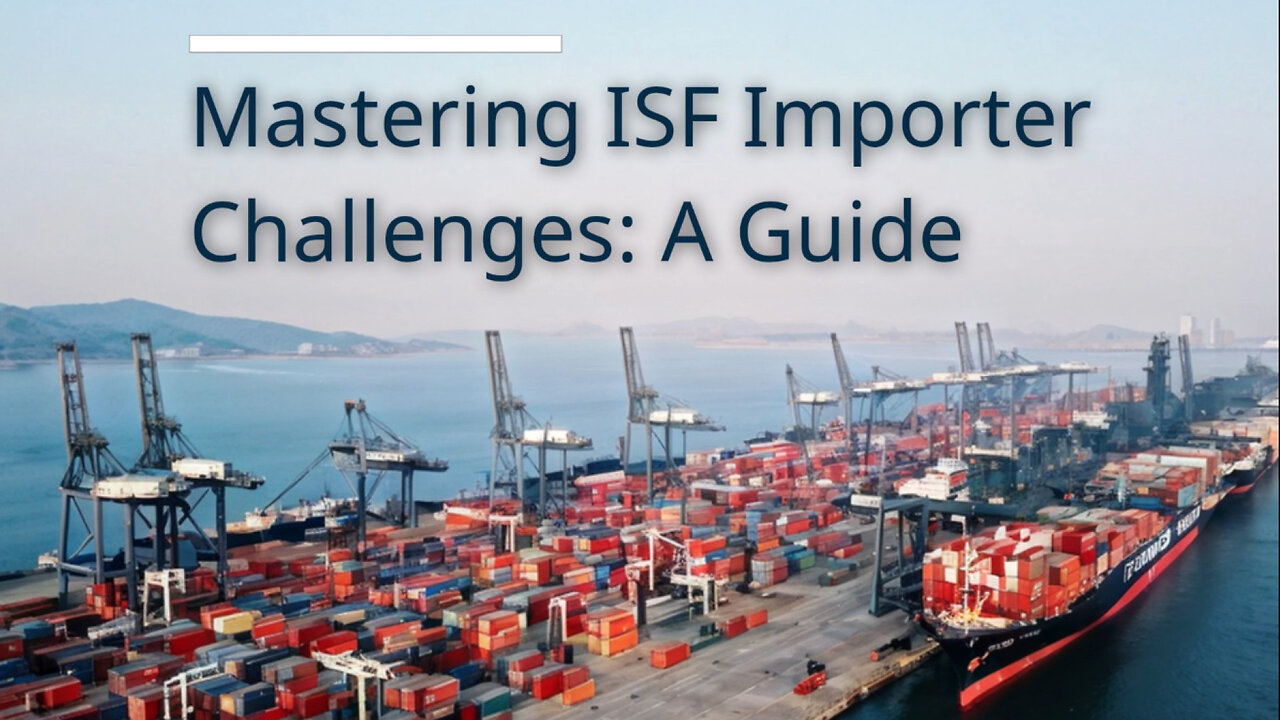 Demystifying ISF: Challenges and Responsibilities for Importers