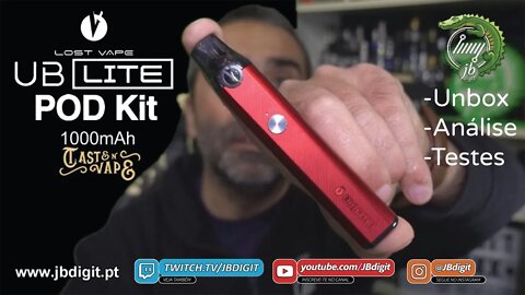 [PT] LostVape UB Lite Pod - 1000mAh - Chupar? ou Disparar?