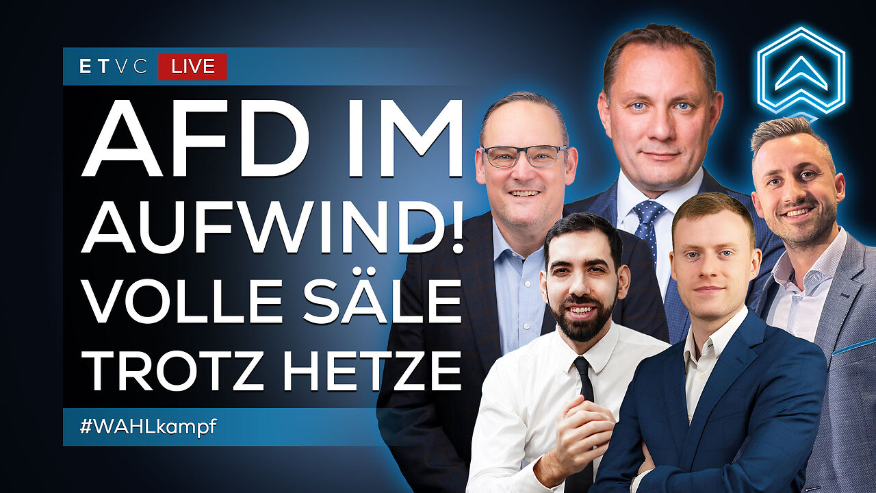 🟥 LIVE | AFD im AUFWIND! Volle Säle, Riesen-Medienpräsenz TROTZ Hetze | #KOMMENTAR