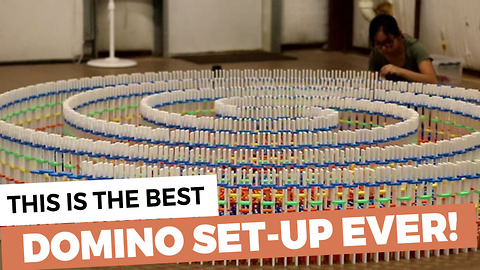 This Is The Best Domino Set Up Ever!