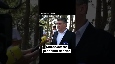 Milanović o Džaferoviću: Ne podnosim te priče