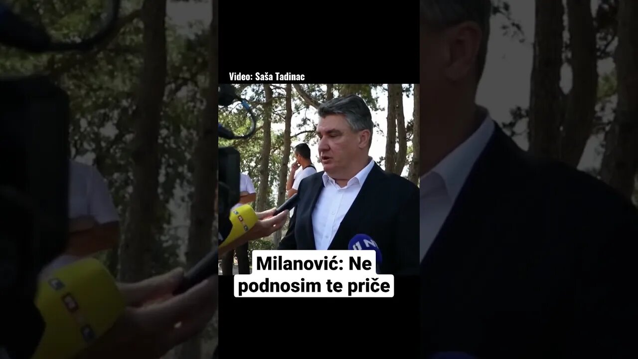 Milanović o Džaferoviću: Ne podnosim te priče