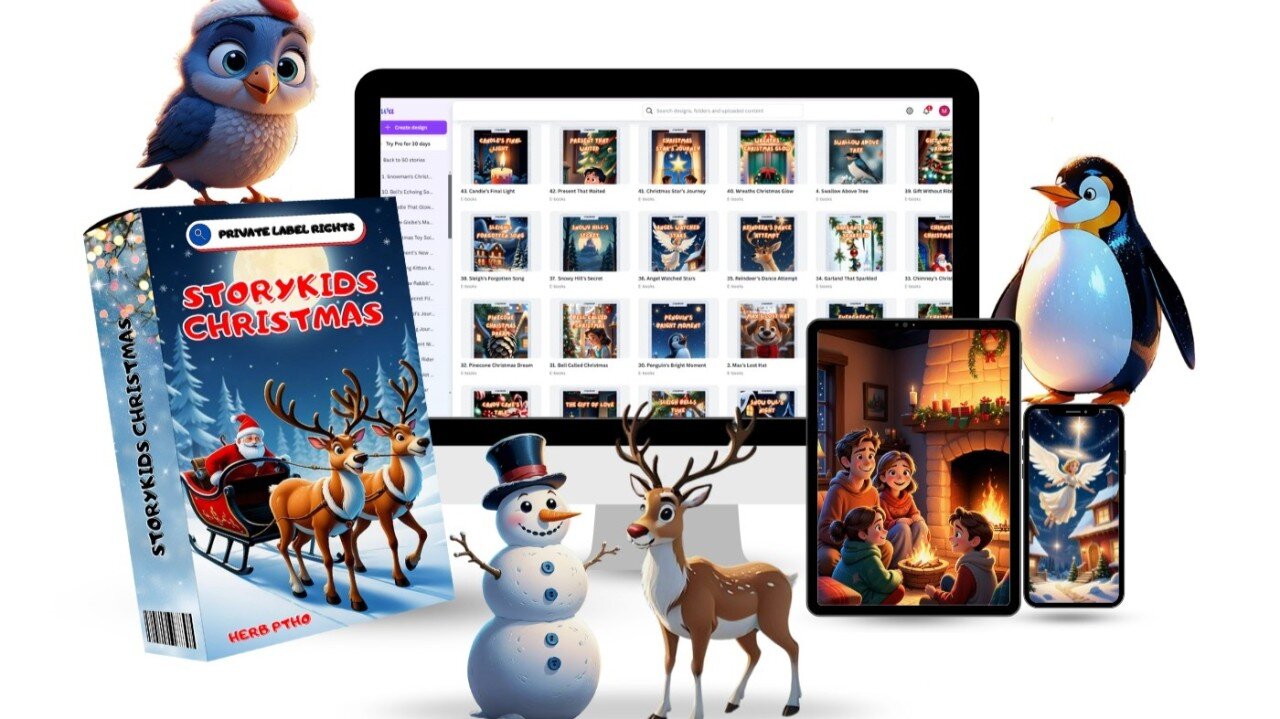 StoryKids Christmas PLR Review : The Ultimate Holiday Content Bundle for Kids