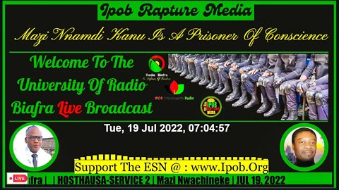Welcome To The University Of Radio Biafra | HAUSA-SERVICE 2 | HOST: Mazi Nwachineke | JUL 19, 2022