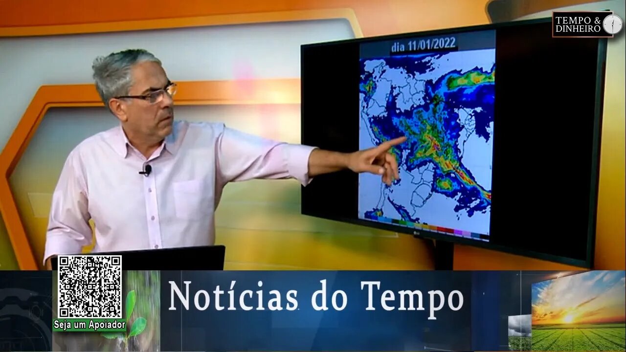 Chuva intensa deixa em alerta MG, SP e RJ . Sul do País com poucos volumes