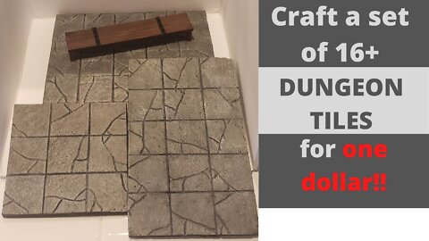 Craft a set of Dungeon Tiles for One Dollar!!