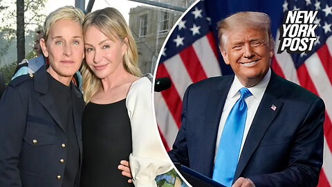 Ellen DeGeneres and Portia de Rossi fleeing US to UK after Trump's victory