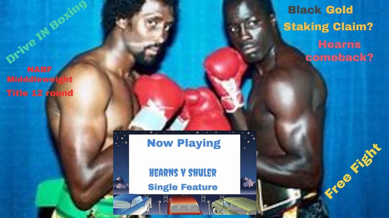 Thomas Hearns v Shuler:Complete destruction,Full fight. Drive in boxing series.