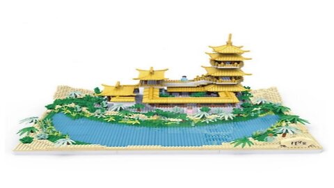No-Name Crescent Spring | Unique Mini Micro Bricks Building Blocks