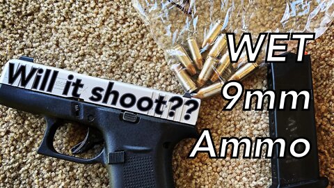 Water exposed Federal HST 9mm (Dicken Drill with Glock 43x)