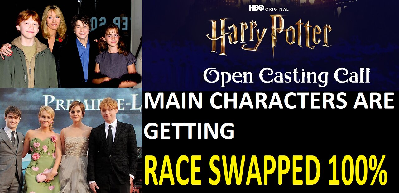 JK Rowling Harry Potter Show Calls for Diverse Casting, Grift-Tubers & Her Liberal Haters Will Watch