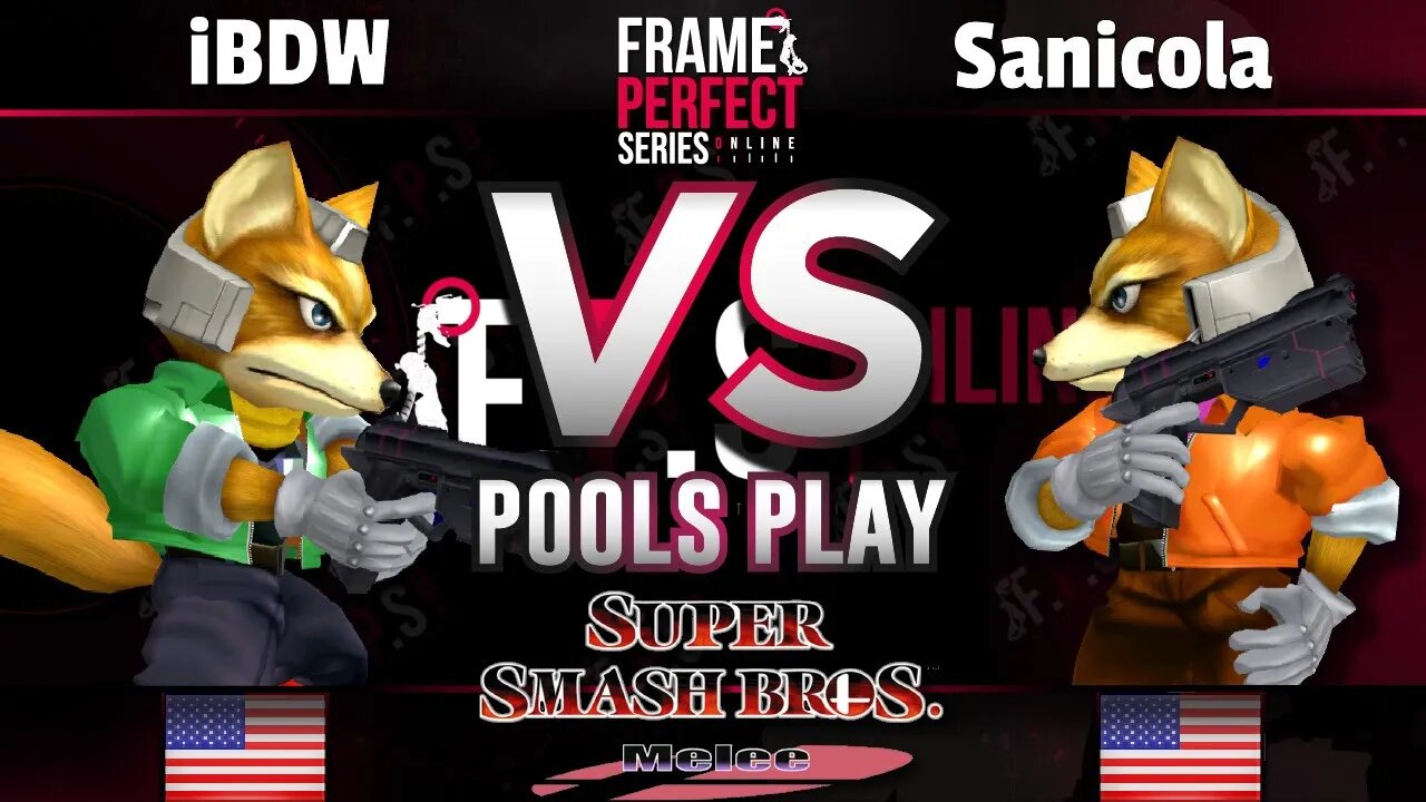 FPS3 Online Pools - PG | iBDW (Fox) vs. Sanicola (Fox) - Smash Melee