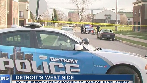 Police investigate shooting on Hazel Street