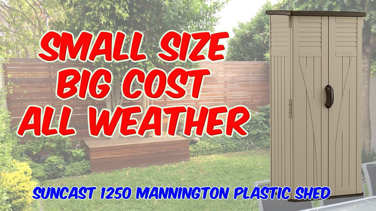 Suncast 1250 Mannington Plastic Shed Review