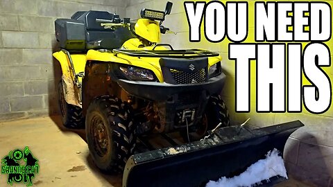 LED Light Bar Install On ATV Plow Rig | BEST IDEA EVER