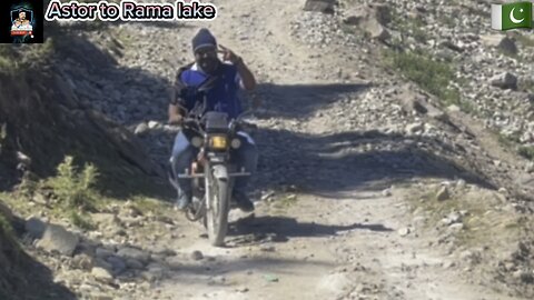 Stunning travel on bike astore to Rama lake part#1