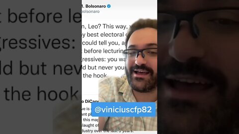 Jair Bolsonaro dá resposta épica ao lacrador Leonardo DiCaprio