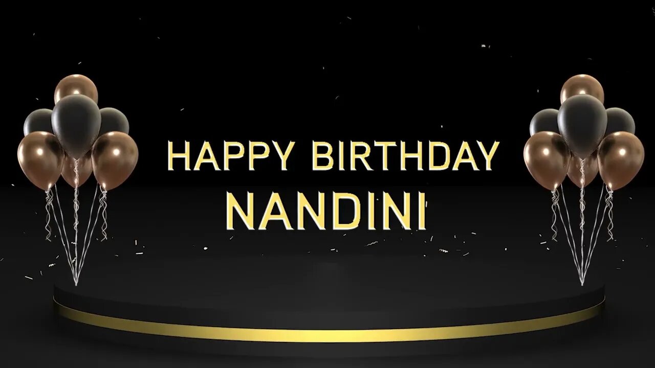Wish you a very Happy Birthday Nandini