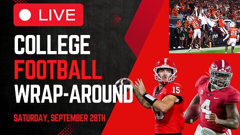 Miami survives a scare!? | College Football Wrap-Around LIVE | Saturday, September 28th