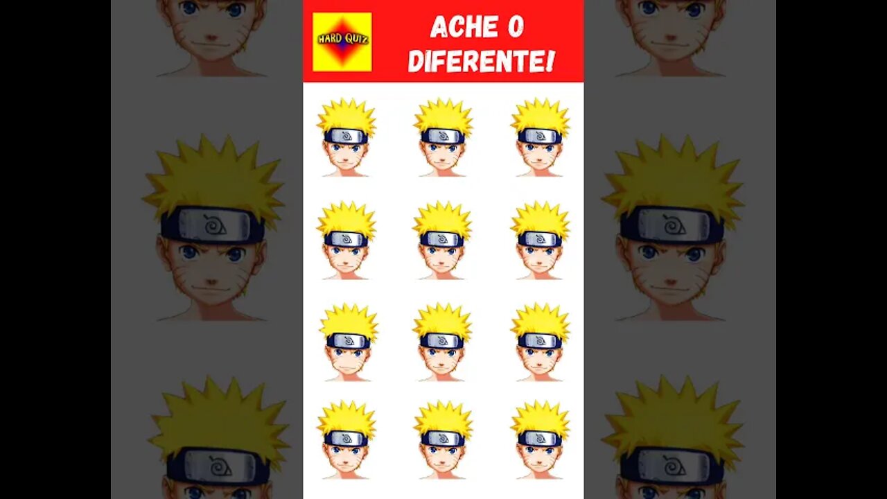 Ache o Emoji Diferente de Naruto - Quiz Anime