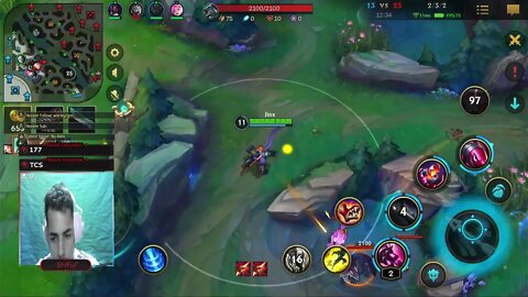 Jogando league of legends wild rift Bora Passa Raiva Pouquinho &lt;3 s2 Deixa Like Vem Comigo
