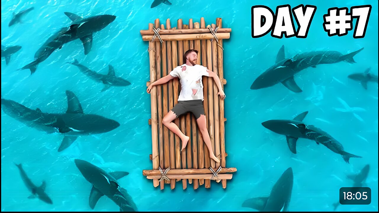 MrBeast 7 days stranded at sea