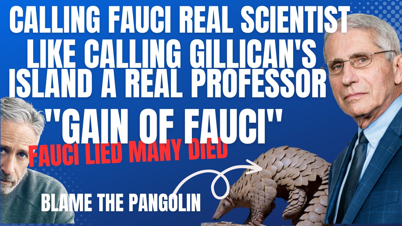 GAIN OF FAUCI LIED PEOPLE DIED