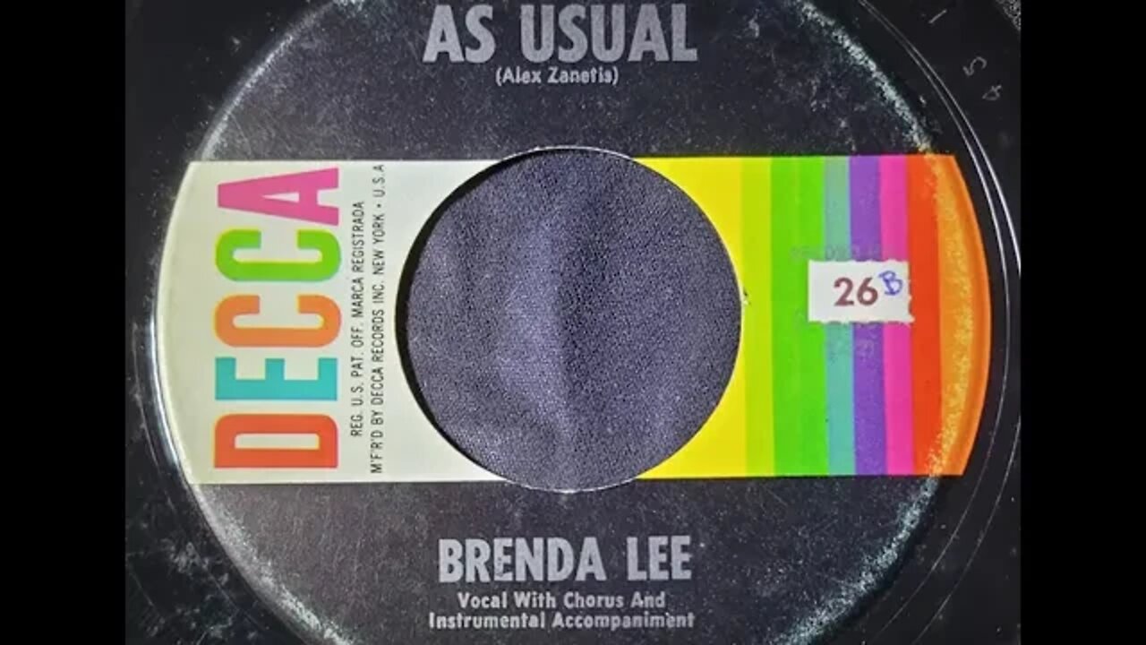 Brenda Lee – As Usual
