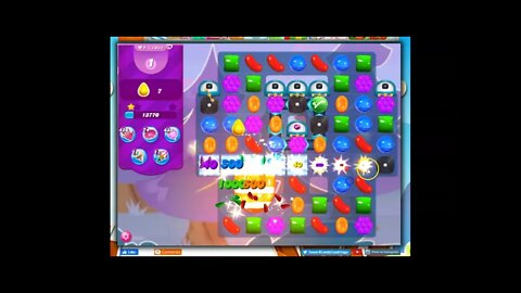 Candy Crush Level 2032 Talkthrough, 19 Moves 0 Boosters