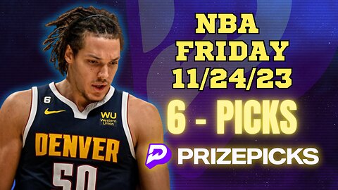 #PRIZEPICKS | BEST PICKS #NBA FRIDAY | 11/24/2023 | TODAY | BEST BETS | #BASKETBALL | PROP BETS