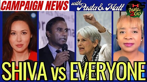 Campaign News Update with Pasta & Matt | Dr. SHIVA left out of Free & Equal Presidential Debate?