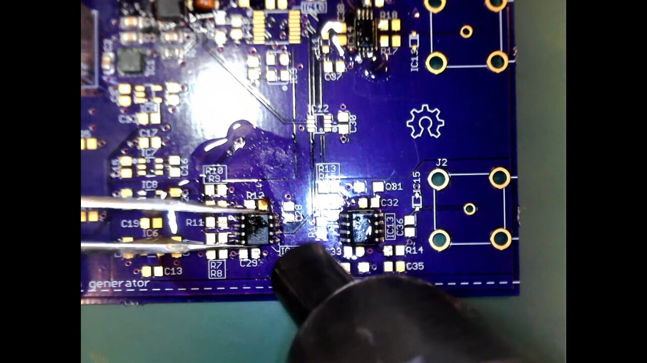 Soldadura SMD #3: Como remover e soldar circuitos integrados com ar quente