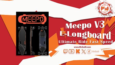 Ultimate Ride with the Meepo V3 Electric Longboard