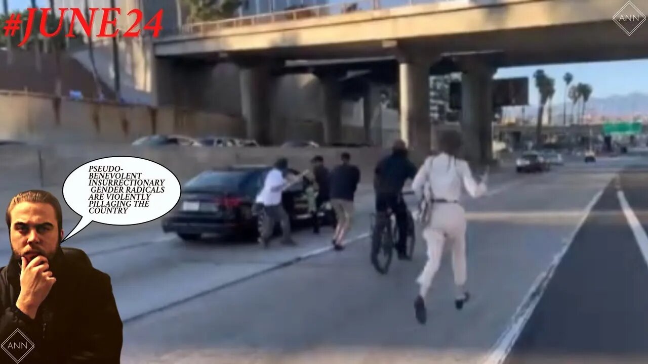 TR Live: Leftist Rioters Block Traffic and Beat people in the streets with sticks