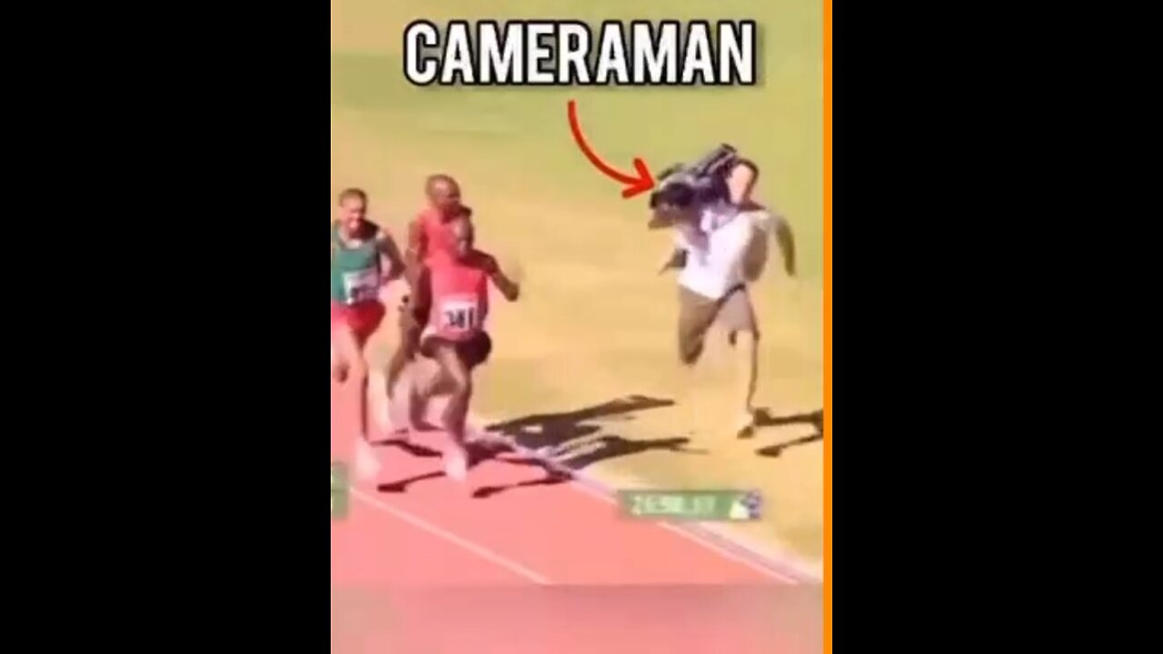 Cameraman vs Athlete.