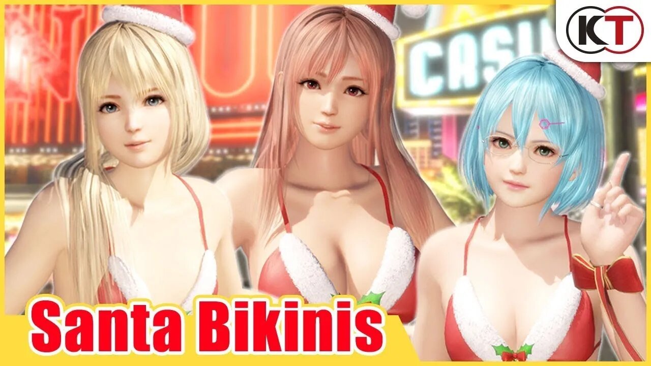 DEAD OR ALIVE 6 Santa Bikini Costume Pack Trailer『デッド・オア・アライブ 6』 「サンタさんビキニ」プレイ動画