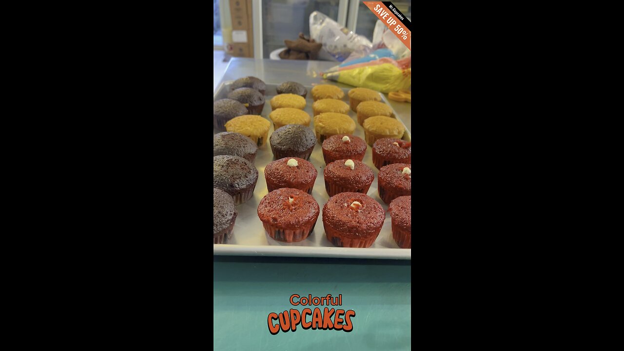 Colorful cupcakes