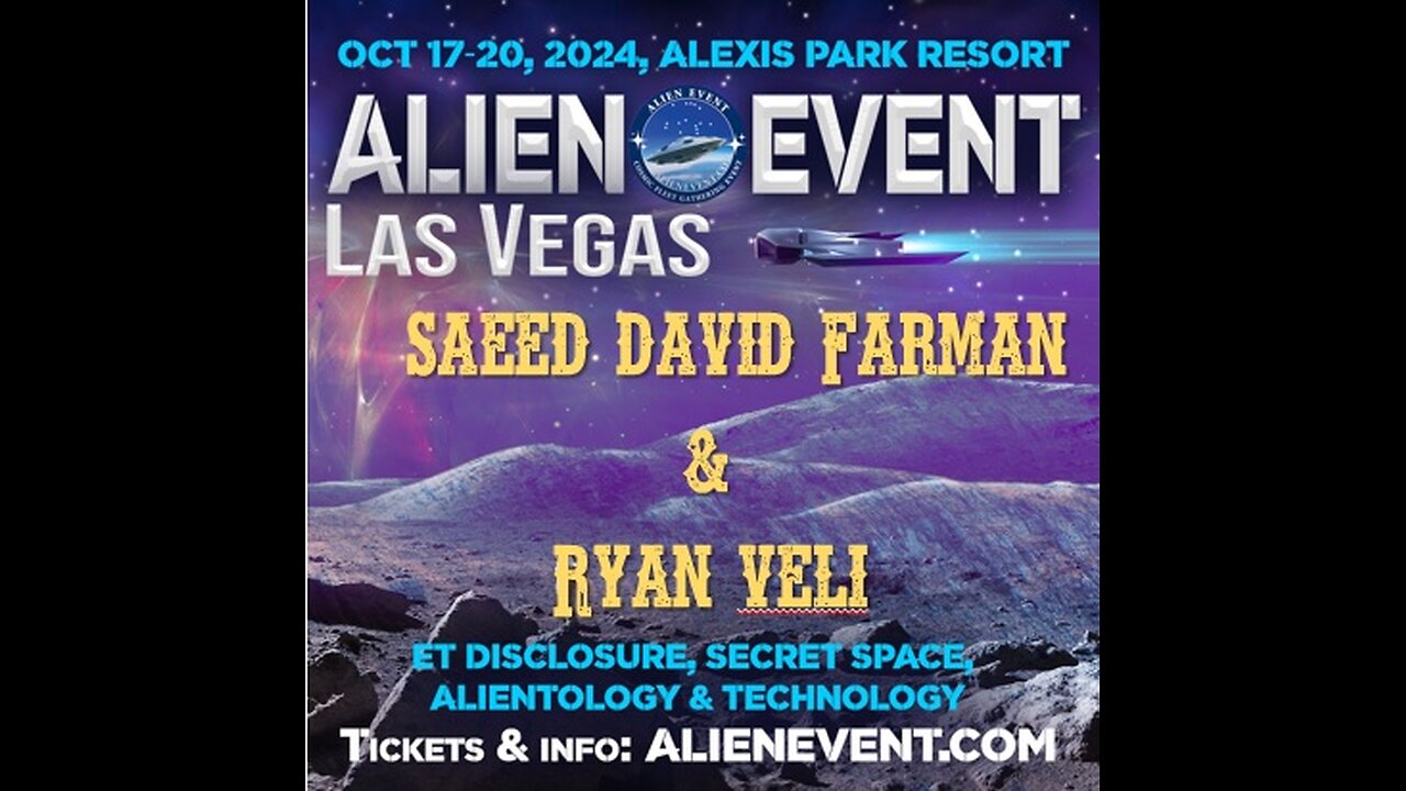 Saeed David Farman Interviewed by Ryan Veli BIOMED EXPO - ALIEN EVENT OCT 17-20