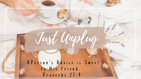 Just Unplug Episode #2 THIS Friday at 7PM EST/4PST