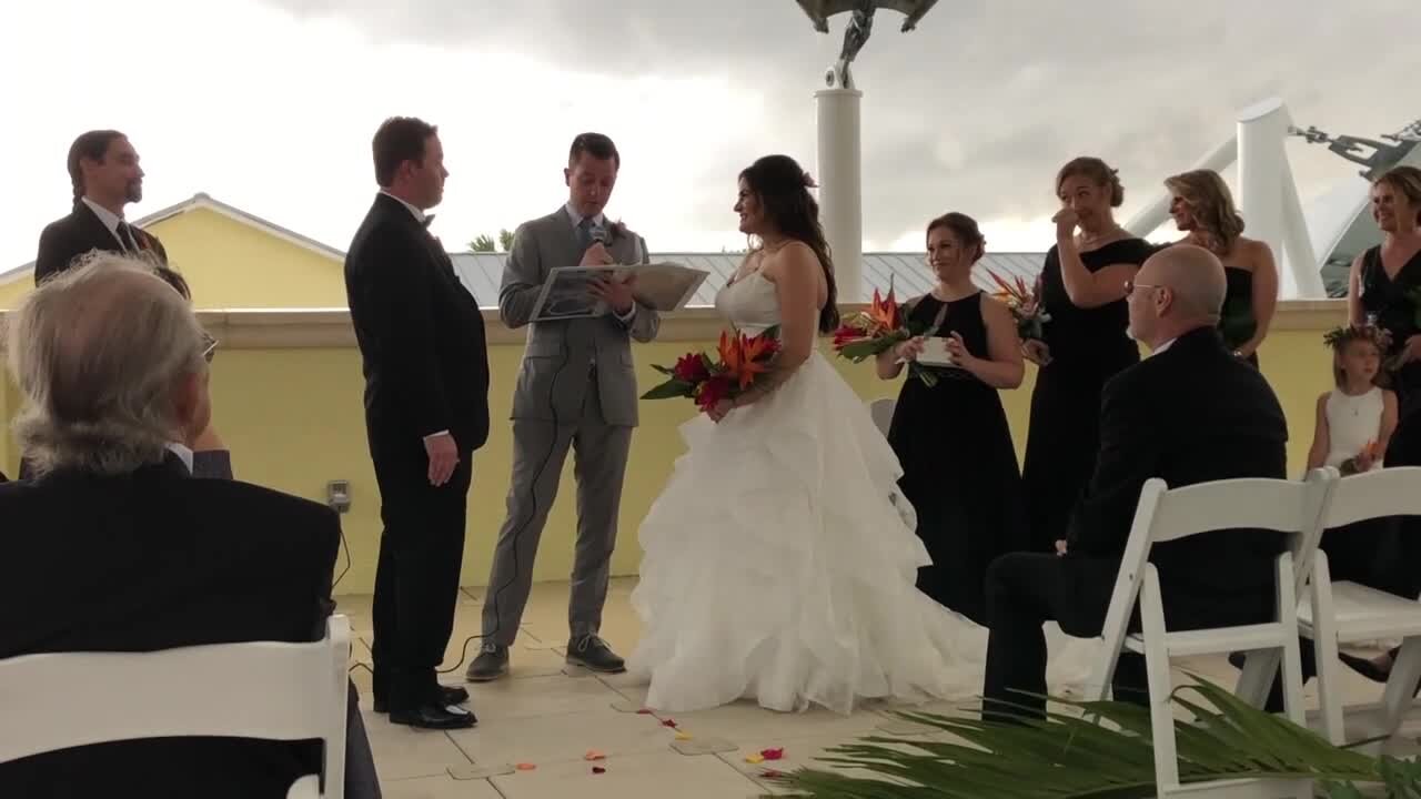 Couple weds after pandemic-related postponements in Juno Beach