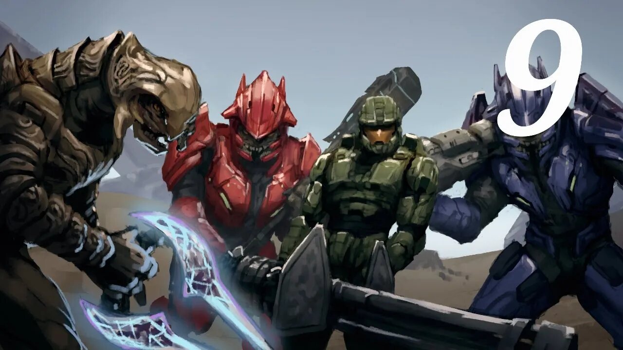 My Friend Plays Halo 3 For The First Time On Legendary! Part 9 - Finish The Fight