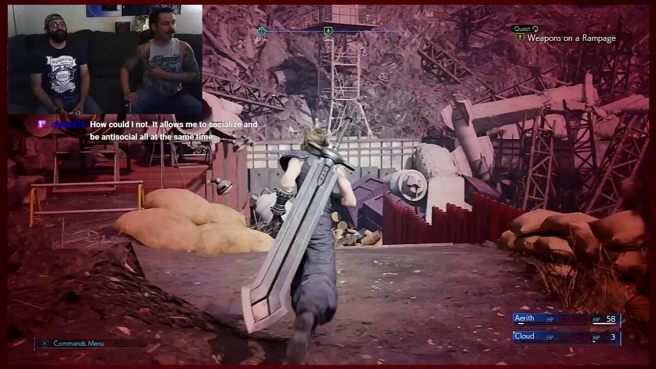 VOD Final Fantasy 7 Remake with Danny & Alvin part 8!