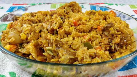 Galinhada com Arroz Simples Deliciosa e fácil de fazer