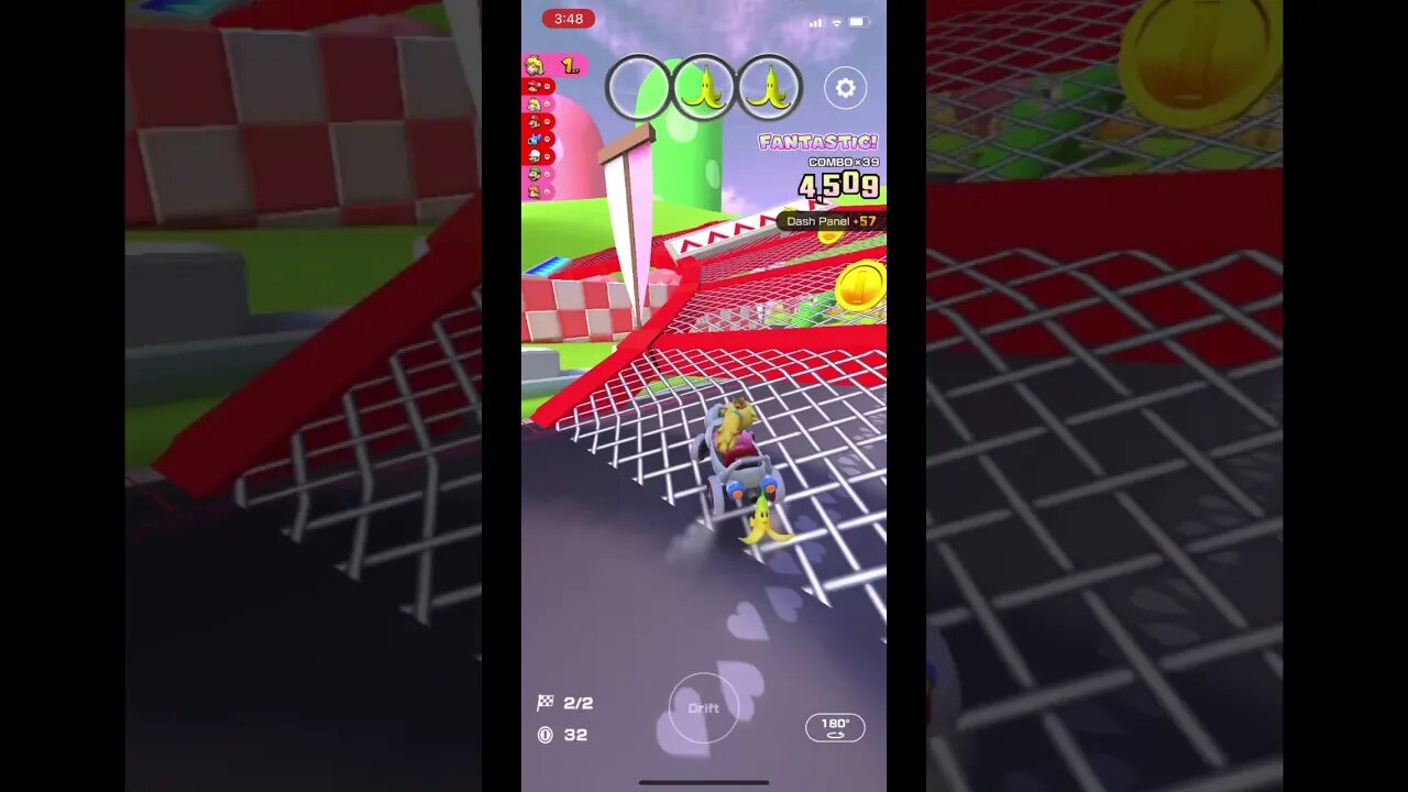 Mario Kart Tour - Peach Gameplay (Mario vs. Peach Tour Premium Challenges Reward)