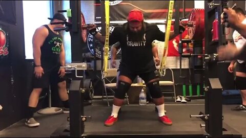 755lbs Raw Squat for Reps, How many can you do??