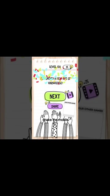 Brain Test Tricky Puzzles Level 131 Discovery Gravity.