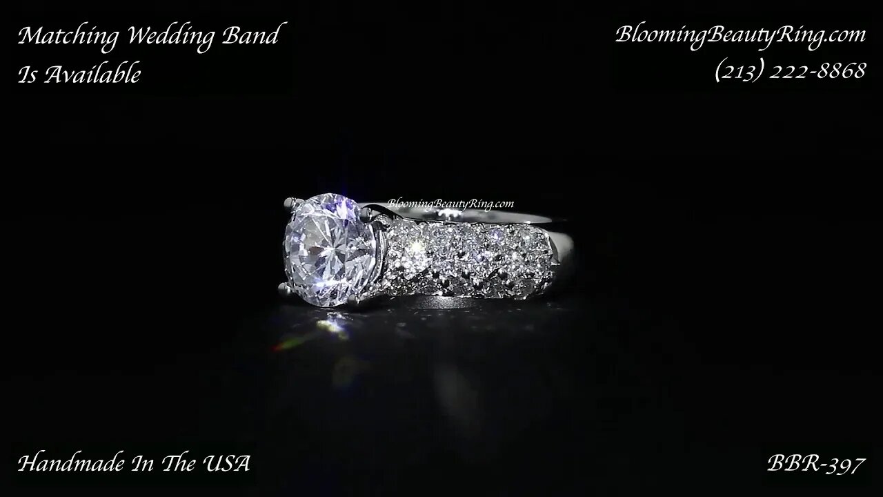 BBR 397 Engagement Ring By Blooming Beauty Ring Company