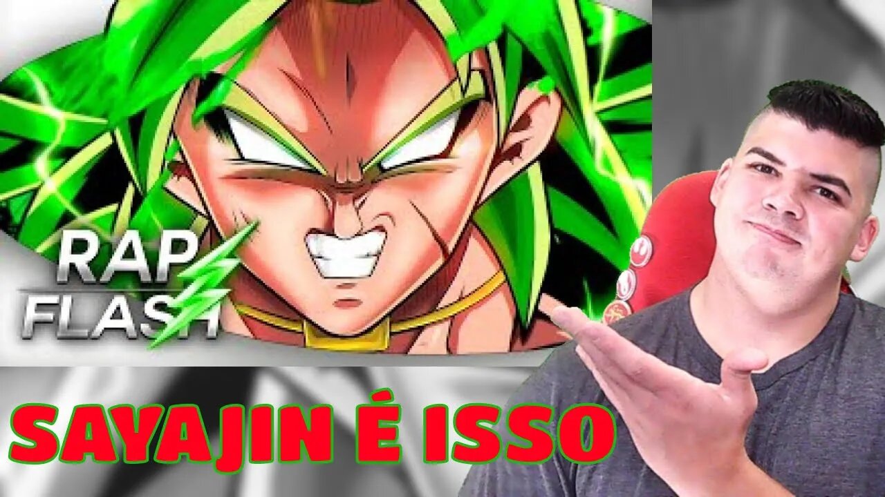 REACT Rap do Broly - Super Saiyajin Berserker (DBS) - Flash Beats (Prod. MK) - MELHOR DO MUNDO